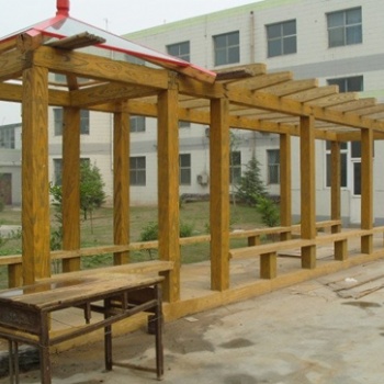 单品凉亭、桥、桌凳、围栏、门等雕塑建造，景观置景