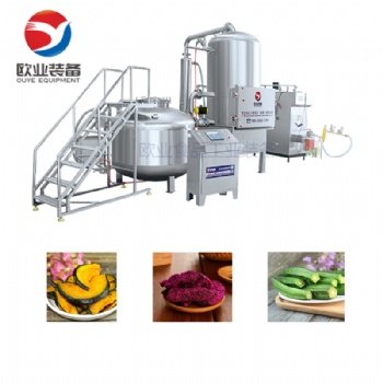 全自动真空低温油炸机 蔬菜干加工设备 果蔬脆脱水设备