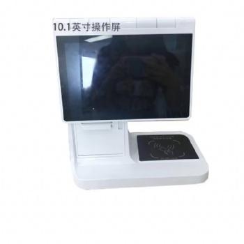 访客机登记系统智能人证合一一体机人脸识别触摸双屏访客机管理系统
