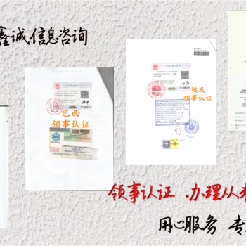 巴西找谁代理公司执照<注册证书，审计报告领事盖章