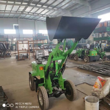 养殖场环保电动小铲车四驱矮体小铲车地下室垃圾铲除小铲车