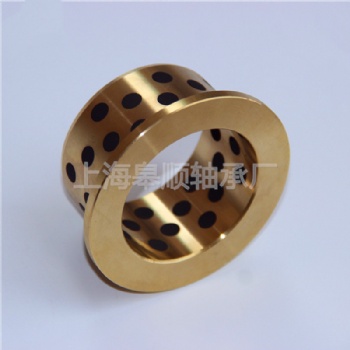 固体镶嵌自润滑耐磨轴套 铜合金轴承加工JDB石墨铜套 锡青铜衬套