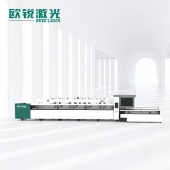 欧锐全自动上下料管材激光切管机，方便高效