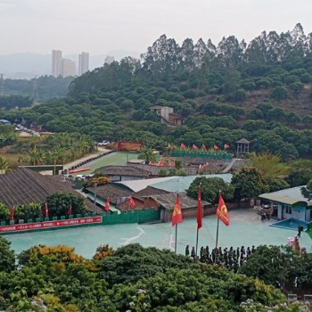 东莞党建团建文化活动场地_东莞万荔长征红色教育基地_万荔生态园