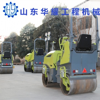 华耀压路机湖南湘潭施工现场 8吨压路机