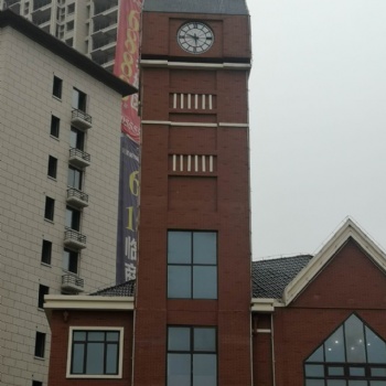 烟台启明时钟科技定做塔钟 校园大钟 建筑塔钟 室外大钟 塔钟维修