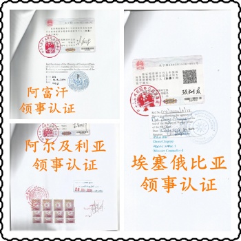 阿根廷招标文件领事馆认证