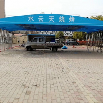 山西顺发推拉帐篷物流推拉蓬膜结构景观蓬施工帐篷电动推拉蓬