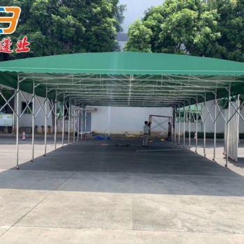 广州增城大型推拉蓬/户外遮阳篷/物流仓储蓬厂家**