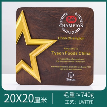 北京**奖牌 木质奖牌定做 商会会议礼品