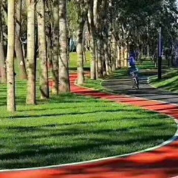 沥青路面改色彩色路面
