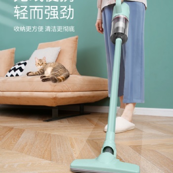 宝家丽跨境可定制无线吸尘器家用强力小型家用手持推杆迷你吸尘器大吸力