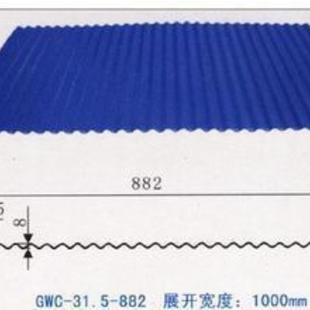 新之杰承担温州钱仓变电站YX8-31.5-882彩钢压型板生产任务