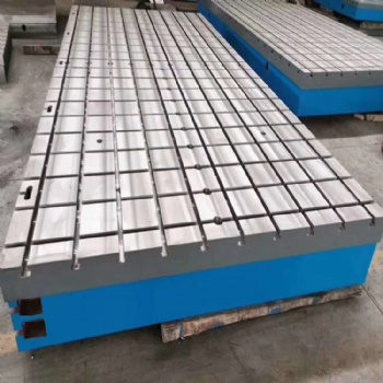 非标定制 研磨铸铁平台 钳工工作台 化验室工作台 T型槽平台