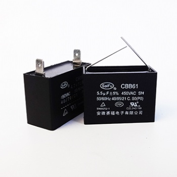 CBB61电容器 6uf 落地扇电容器 牛角扇电容器 摇头扇电容器