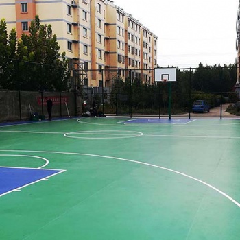 广东深圳硅PU篮球场工程建设施工