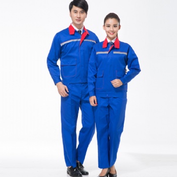 青岛工装定制车间电焊汽修服防火阻燃纯棉工作服套装厂家供应