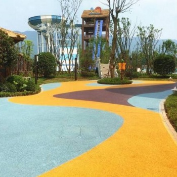 青羊区 路面彩色透水混凝土 海绵城市透水砼 制作厂