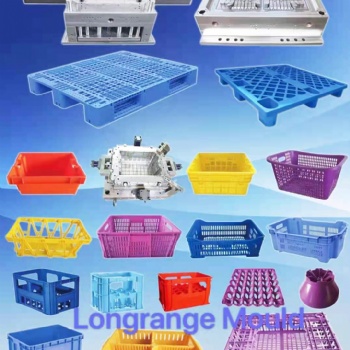 折叠周转箱模具 果蔬运输箱模具 注塑模具开模