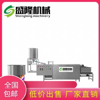 小型豆腐皮机价钱 郑州盛隆豆腐皮机 豆腐皮机工作视频
