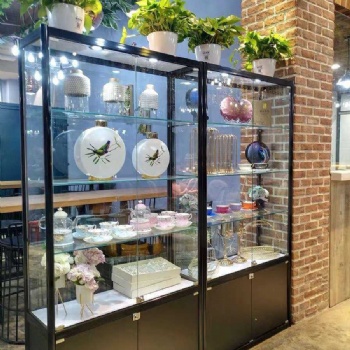 厂家** 钛合金货架展示柜 来图加工定制