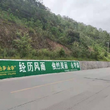 四川刷墙广告策划的雅安手绘墙体广告别具一格