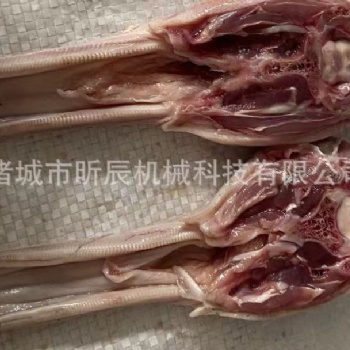 中小型全自动多功能鸭头切割机鸭头劈半机