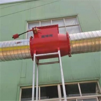 木材加工厂旋风除尘器管道隔爆阻火装置