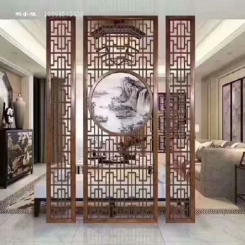 玄关隔断铝艺雕刻屏风厂家批发