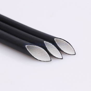 内纤外胶挤出型套管 硅橡胶玻璃纤维套管 耐高压玻纤管