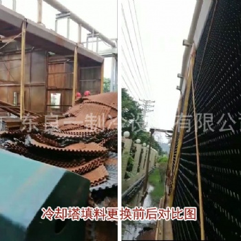 东莞冷却塔填充料更换工程商填冲料堵塞的处理