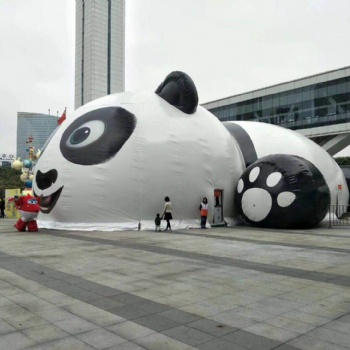 网红大型儿童熊猫展|玻璃钢熊猫