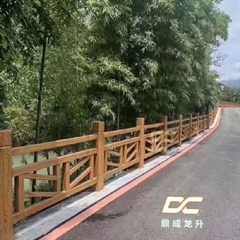 广西新款钢筋混凝土仿木护栏生产厂家**