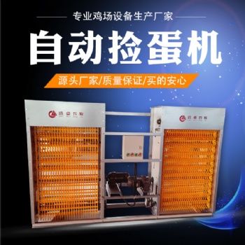 全自动化捡蛋机自动拾蛋机全自动养鸡设备三层四层阶梯层叠捡蛋机