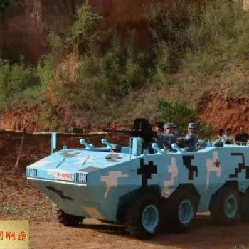 国防兵器展教育园区展示-亮相ZBL-09步兵战车模型