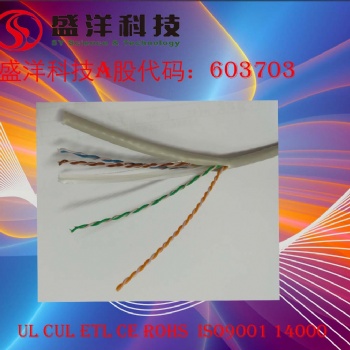 盛洋科技供应高品质六类网络线