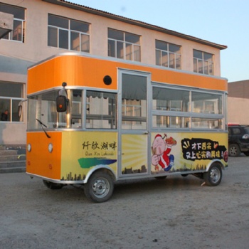 四轮快餐车 商品宣传车 早餐车水果车