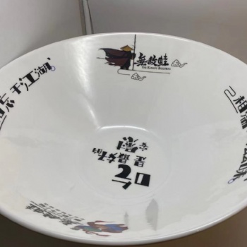 上海壹粤密胺大面碗，牛蛙龙虾面碗，大胃王比赛用餐具