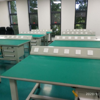 防静电工作台车间流水线打包装配台生产线操作台铝合金型材检验桌