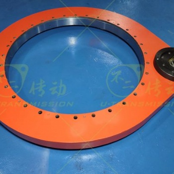 S-III-O-1120三系列重载交叉滚子外齿全防护齿轮式回转驱动用在工业回转台上