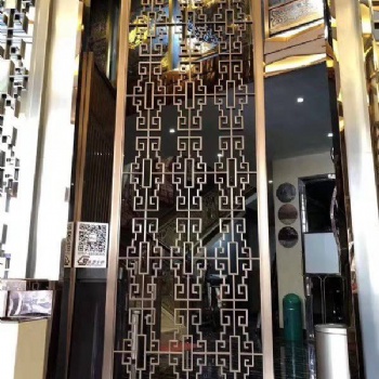不锈钢屏风不一样的风格