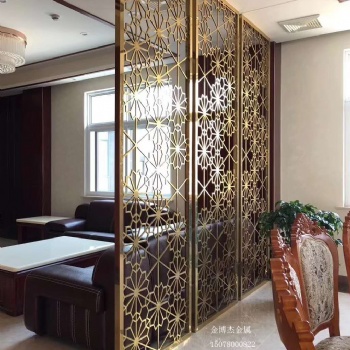家居客厅不锈钢屏风隔断