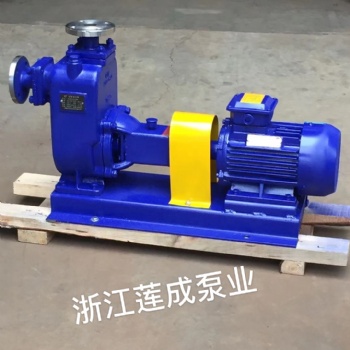 浙江莲成ZW系列自吸无堵塞排污泵