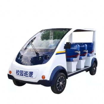 物业小区校园厂区 社区城管治安电动四轮敞开式巡逻车5-11座电瓶车
