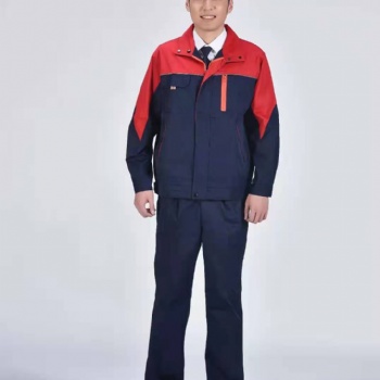 青岛工作服订制 刺绣图案 黄岛电工工作服定做