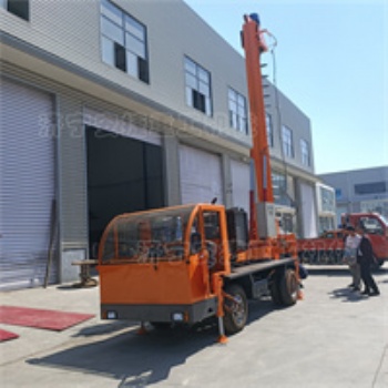 农家院修建房屋用地基打桩机 成孔6-12米