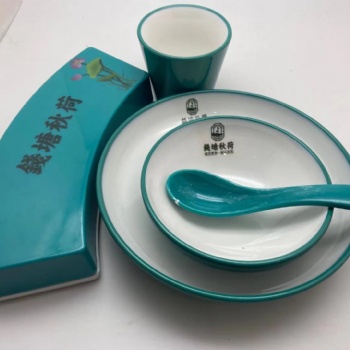 壹粤哥哥特色餐具，中餐定制餐具，中餐新款密胺餐具