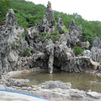 园林英德假山石景观流水假山