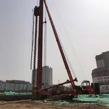 钻孔成桩一体长螺旋打桩机 小型长螺旋cfg钻机 18米方杆旋挖钻机出售