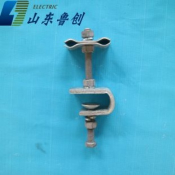 厂家供应光缆引下线夹 电力金具塔用固定卡具opgw光缆引下线夹